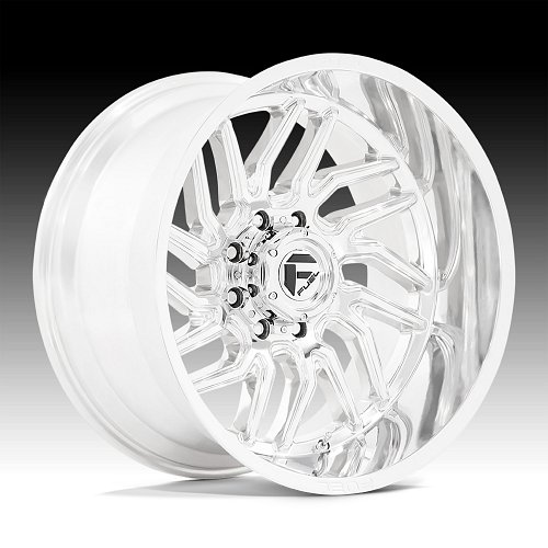 Fuel Hurricane D809 Polished Milled Custom Truck Wheels 1